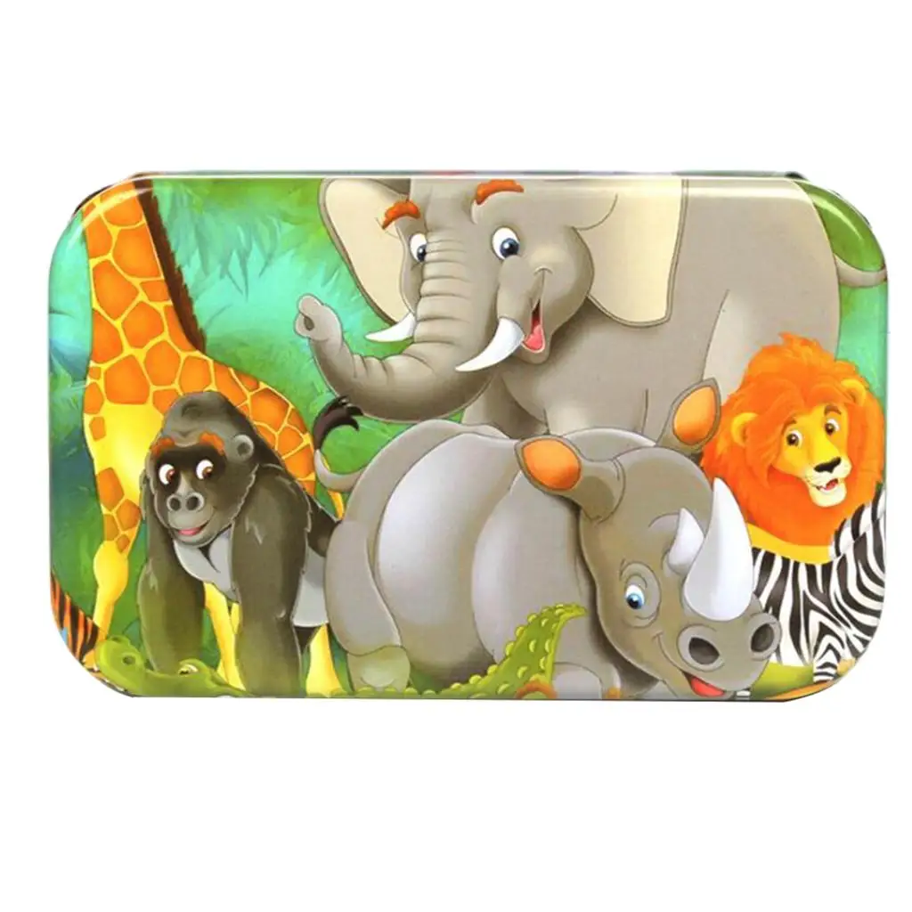 Kids Puzzles Toys Wooden Animals Fancy Education and Learning