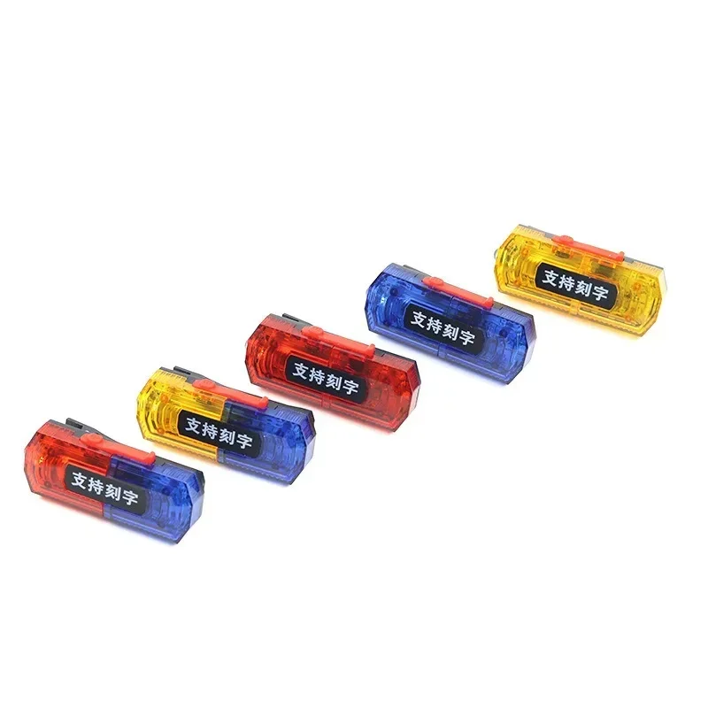 LED Red Blue Shoulder Police Light Multifunction Logo Label Customizable Clip Flashing Warning Safety Lights