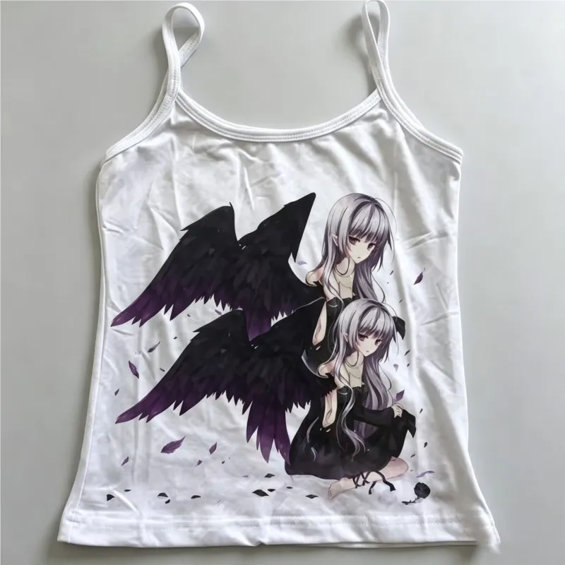 2000s Y2k Tops Sexys Corset Top Aesthetic Women's Blouses Harajuku 90s Vintage Clothes for Women Women's Tanks & Camis Cuteore
