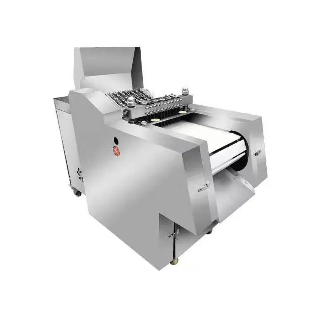 Fully Automatic Chicken And Duck Cutting Machine Canteen Fish Goose Ribs Pig's Feet Frozen Meat Dicing Chopping M