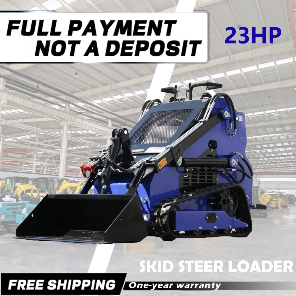 Full payment not a deposit compact tracked skid steer loader | 23 HP gasoline engine for versatile workATTACHXPRO