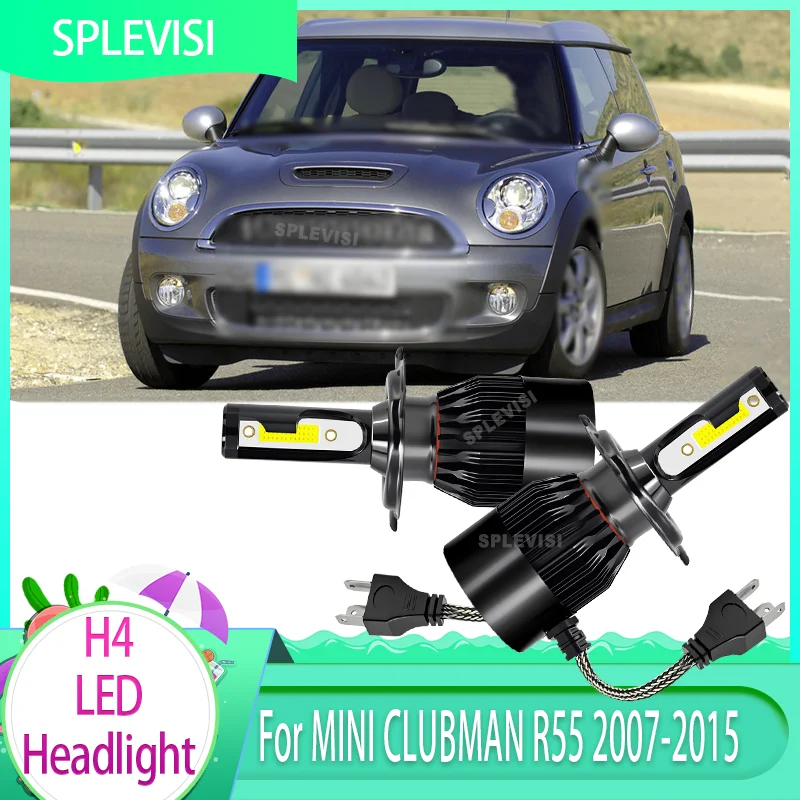 2PCS Unwavering Brightness LED Headlight Stable Circuitry For MINI CLUBMAN R55 2007 2008 2009 2010 2011 2012 2013 2014 2015