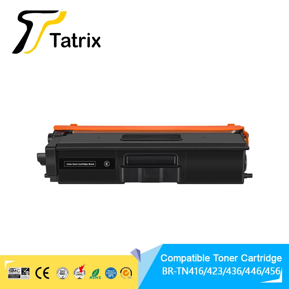 Tatrix Compatible Toner Cartridge TN416 TN423 TN436 TN446 TN456 for Brother HL-L8260CDW/HL-L8360CDW/HL-L8360CDWT/HL-L9310CDW