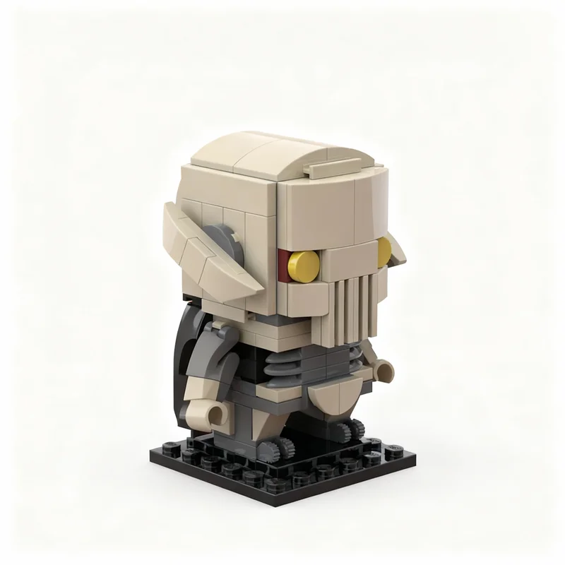 145 elementów MOC Brickheadz General Grievous Model Klocki Konstrukcyjne Prezent na Boże Narodzenie Kreatywna Edukacja Pomysł na Zabawę Klocki dla Dzieci
