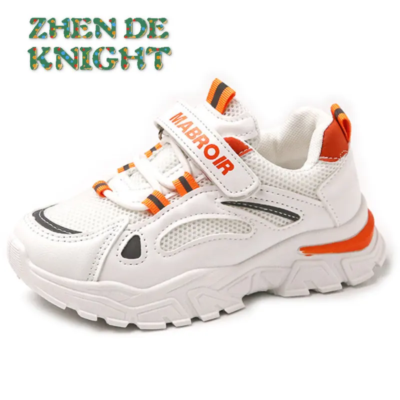 

Детская повседневная обувь сетчатые дышащие спортивные туфли для мальчиков и девочек детская Рабочая обувь Детские кроссовки