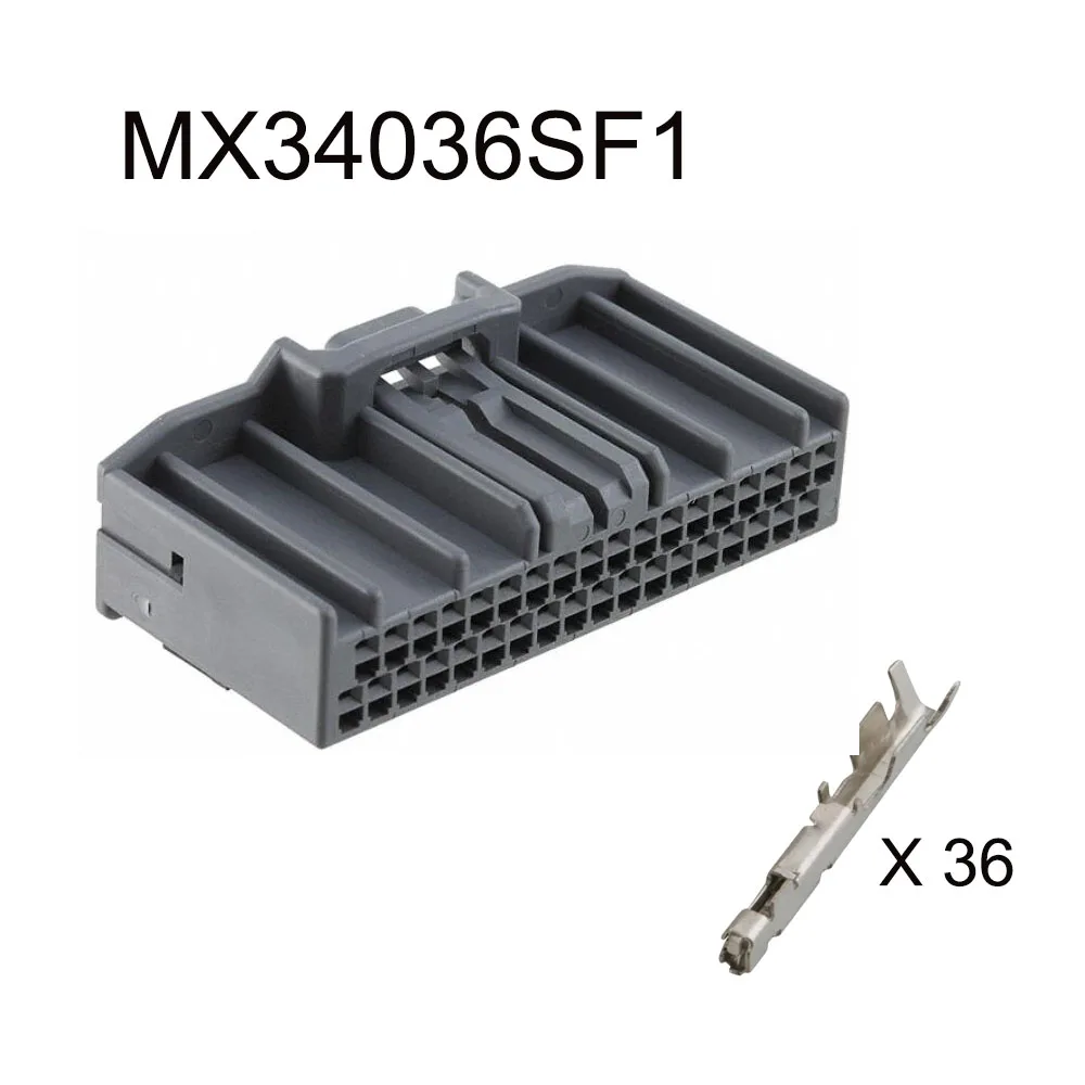 Imagem -04 - Conector de Cabo Impermeável Automático Plugue Automotivo Soquete Masculino Famoso Mx34016sf1 16 Pin 100set