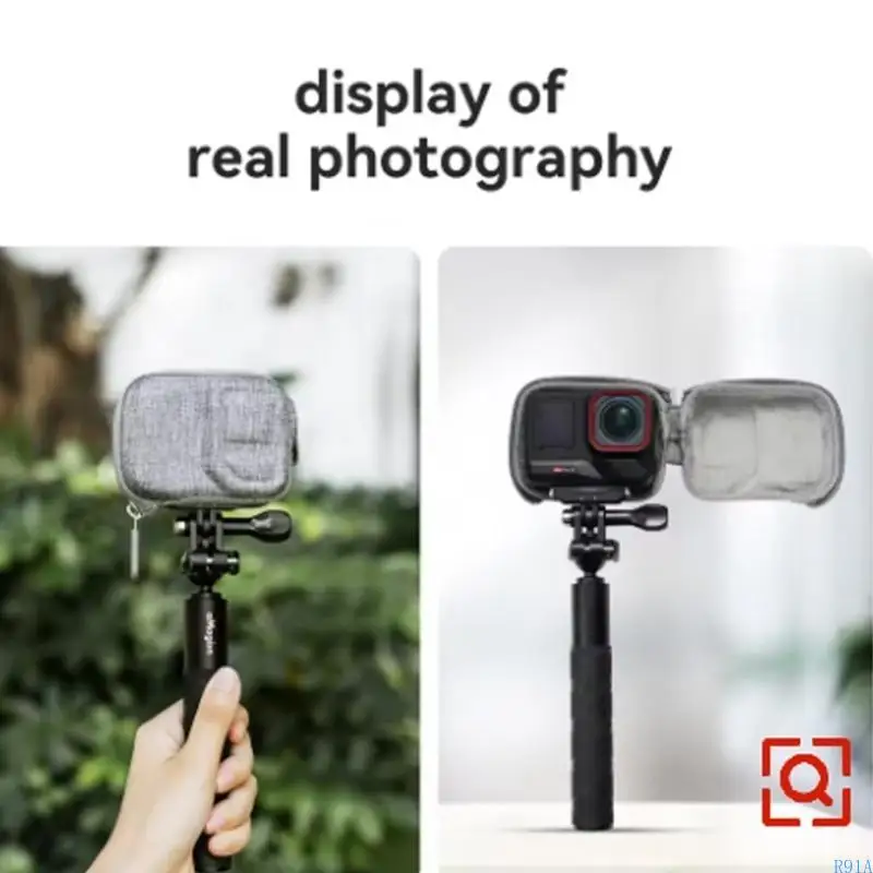 R91A Lightweight EVA Camera Storage Bag Waterproof For 360 Sports Camera Protector