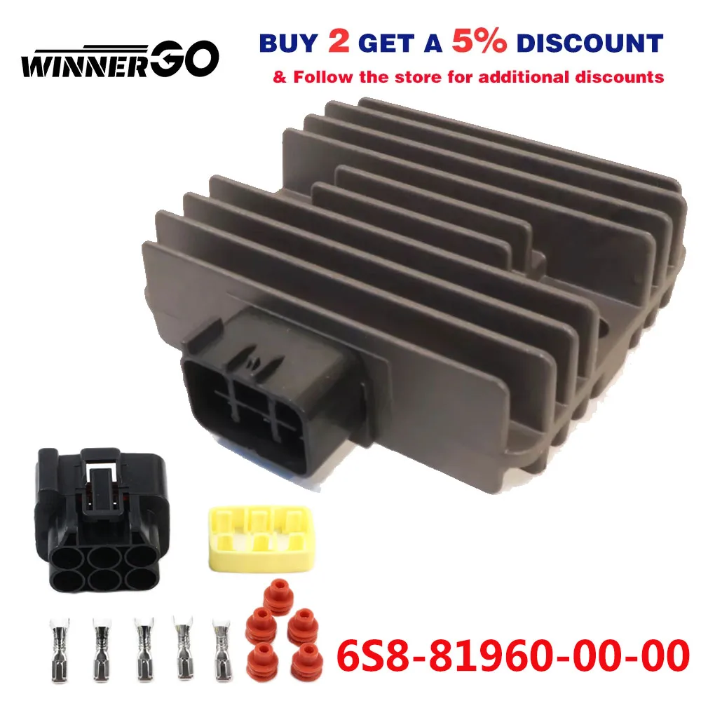 6S8-81960-00-00 Voltage Regulator Rectifier For YAMAHA V1 VX1100D Cruiser FX1000A WaveRunner FX1800 SHO FX1100A VX1100B/A  FX140