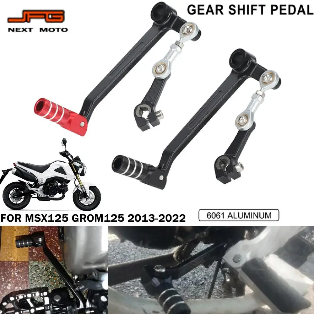 Shift Lever Gear Shifter Shift Pedal Lever For Honda MSX125 2013-2022 GROM125 2013-2022 High Strength Motorcycle