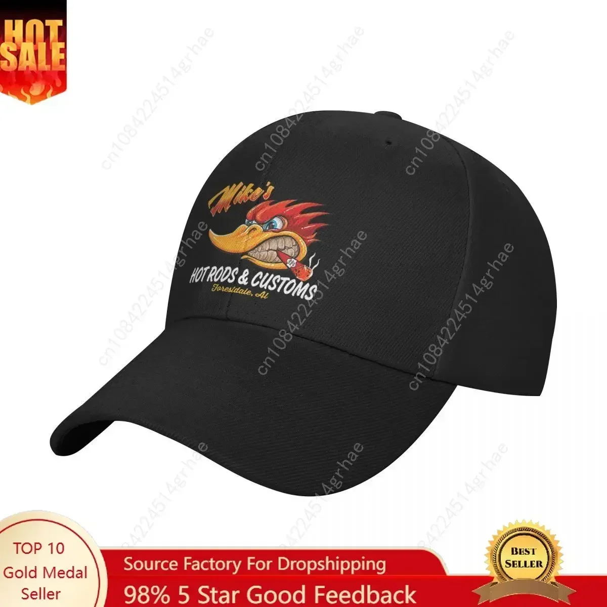 Fashion Men Personalized Hot Rod Garage Speed Shop Hat Summer Hat Caps For Men Women's Baseball Cap