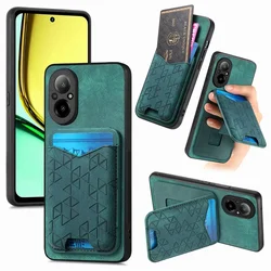 For Realme 16 15 13 12 11 Pro Plus 15T 5G Luxury Case For OPPO Realme GT7 Pro Leather Card Back Cover Realmi GT 8 Pro 12+ Funda