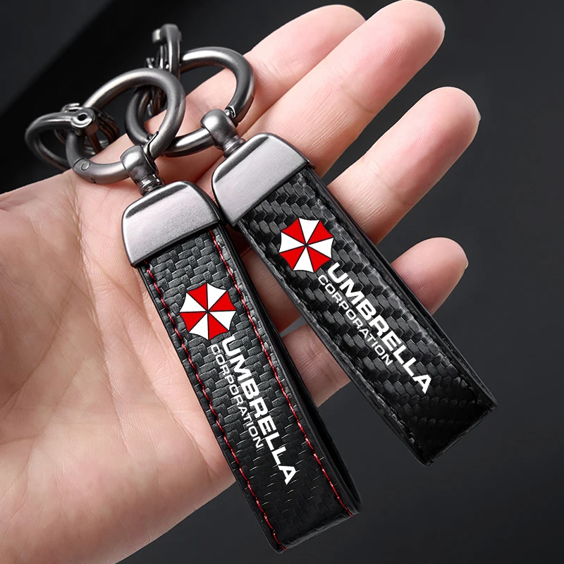 Para carro motocicleta chaveiro chaveiro masculino feminino personalidade chaves cinta acessórios guarda-chuva chaveiro
