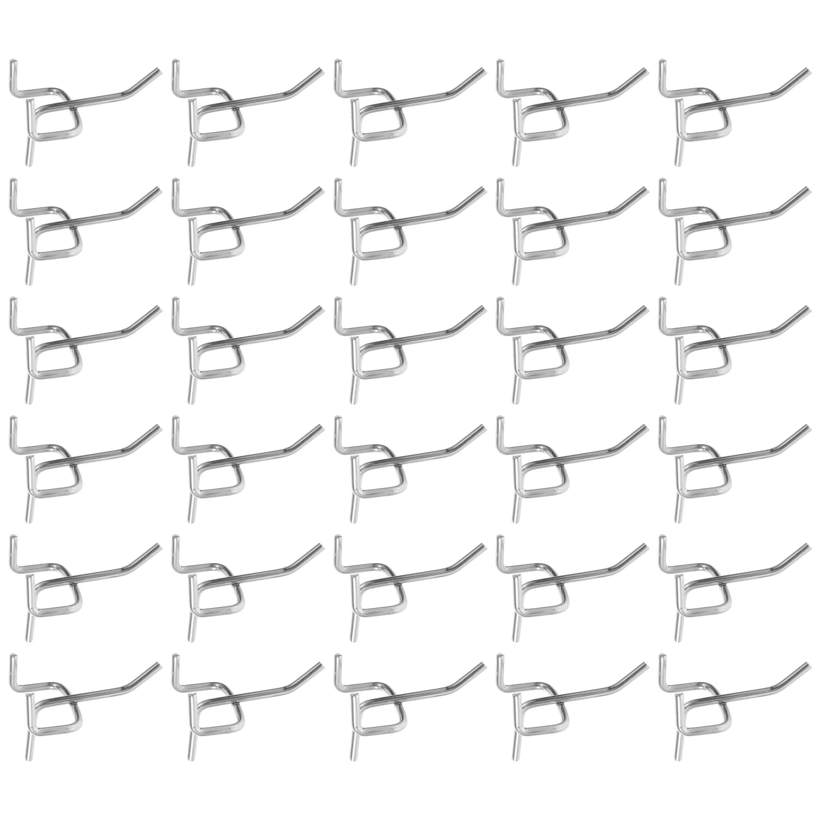 50 Pcs Peg Board Hook Pegboard Iron Hooks Hanging Household for Store Hanger Utility Garage Shelving Metal Home