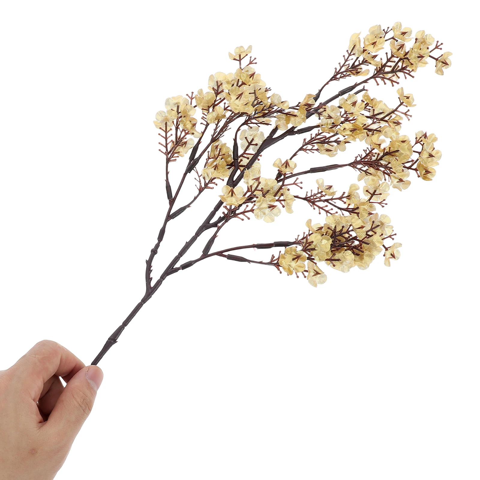 

12pcs Wedding Decorations Artificial Babys Breath Flowers Fake Gypsophila Realistic Home Party Table Centerpiece for Living