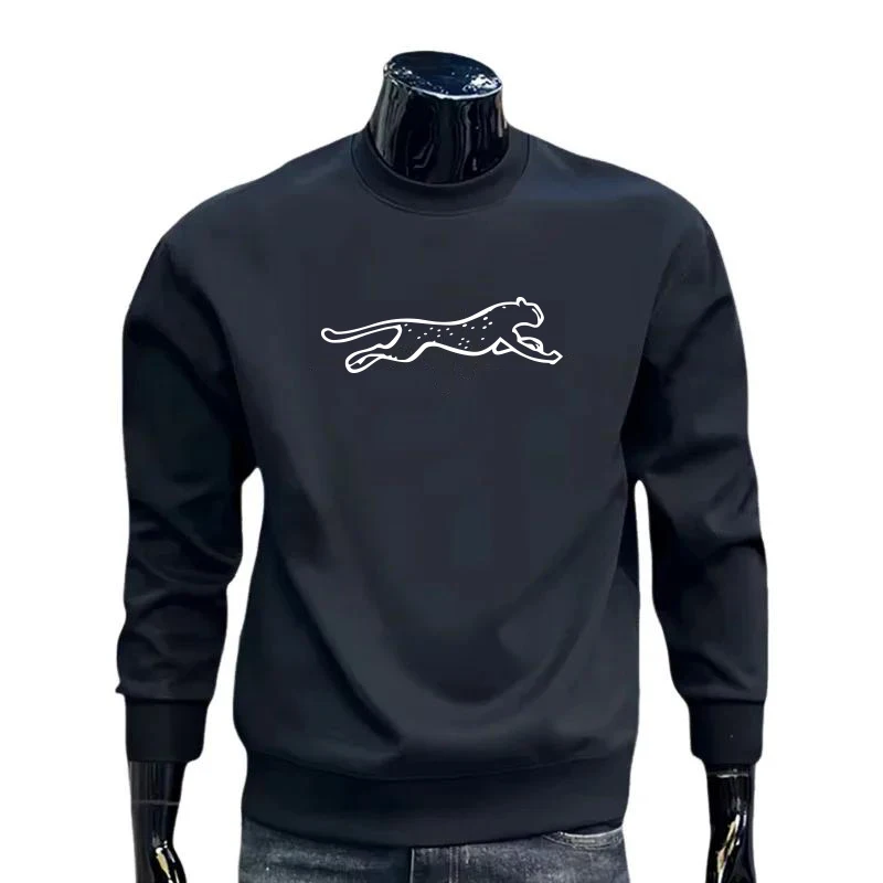 Vendas Quentes: Moletons Masculinos com Estampa, Gola O, Alta Qualidade, Mangas Longas, Roupas Casuais Populares para Homens, Pullover para Corrida e 