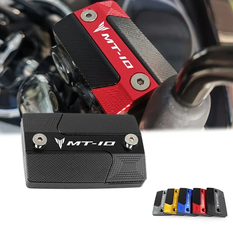 

Для Yamaha MT10 MT 10 MT-10 2015-2024 аксессуары для мотоциклов с ЧПУ передняя и задняя крышка бака тормозной жидкости крышка заливной горловины