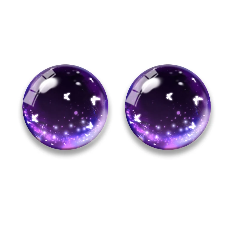 10PCS Round Toy Dinosaur Accessories Doll Eyeballs Animal Eyes DIY Crafts Glass Dolls Eyes 8-25MMRT007