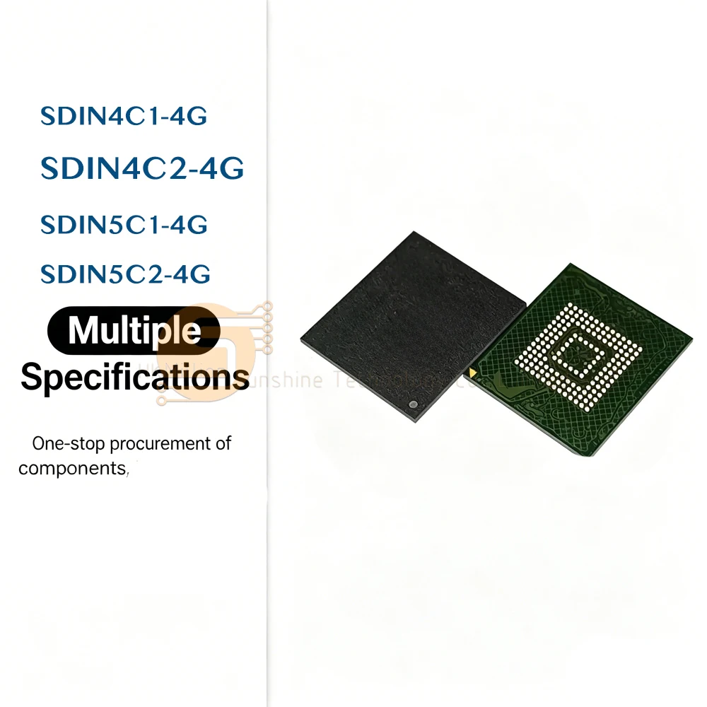 1pc SDIN5C1-4G SDIN5C2-4G SDIN4C2-4G SDIN4C1-4G SDIN5C1 SDIN5C2 SDIN4C2 SDIN4C1 BGA169 eMMC 4GB NAND Flash Memory Chip IC