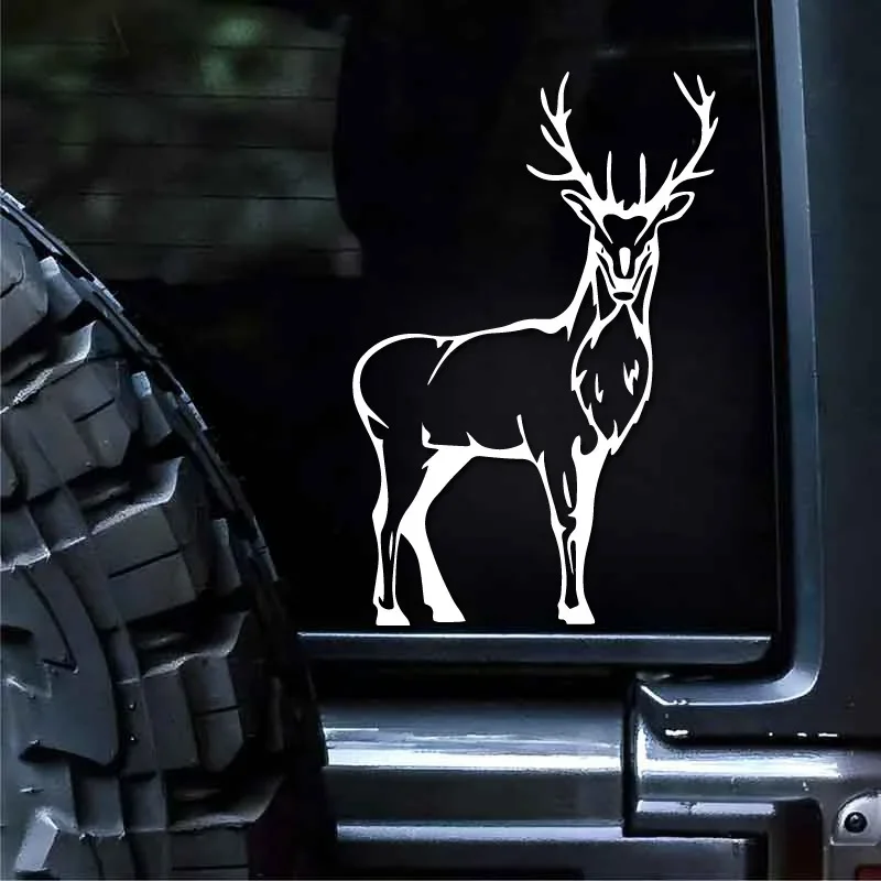 

Точность и простота креативных и забавных наклеек с изображением лося для любителей мультфильмов, высокое качество для легковых автомобилей, мотоциклов и ноутбуков