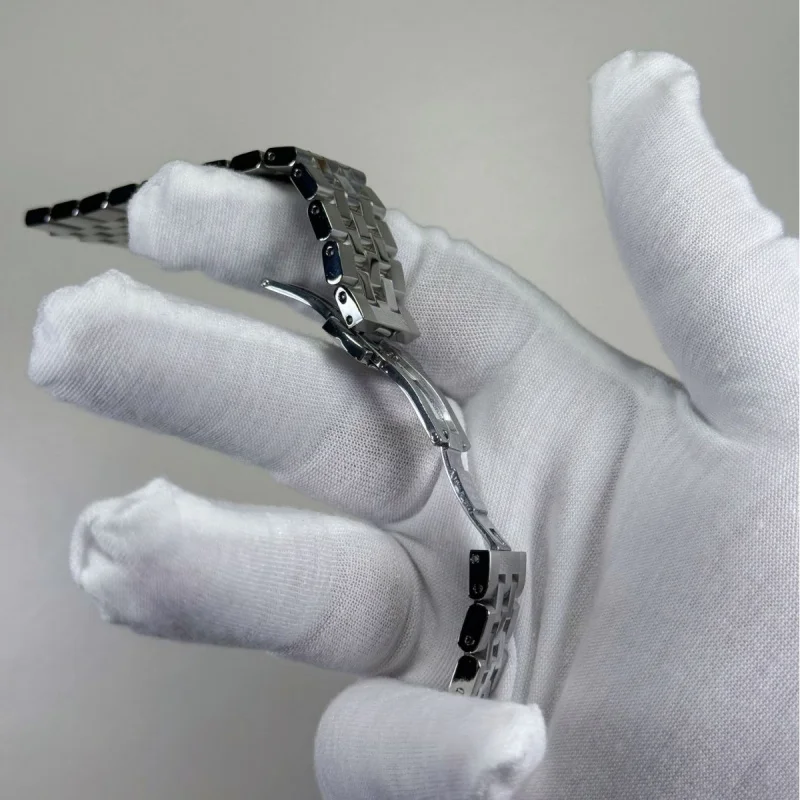 جديد DaytonaFive-bead Lu Shi نوع حزام ساعة اليد متوافق مع حزام ساعة من الفولاذ المقاوم للصدأ DATEJUST25mm * 18mm شقة mout