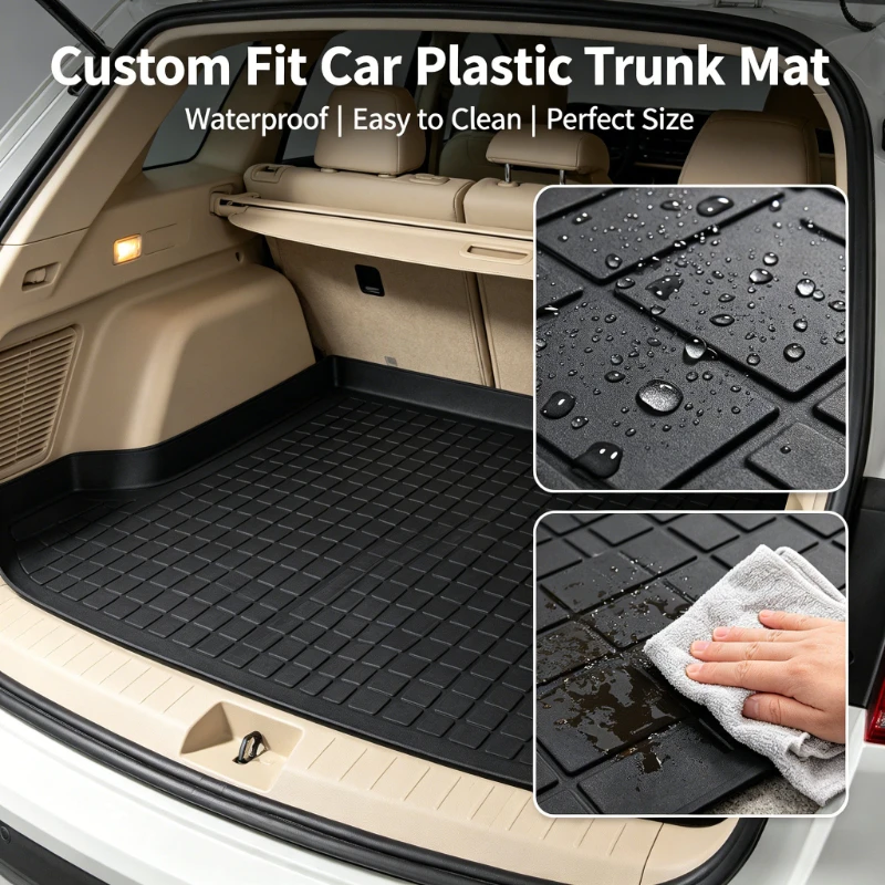

3D Cargo Liners Trunk Mat All Weather Cargo Liner Full Cover Front Rear Trunk Pads Protector For Honda ZRV 2022-2024