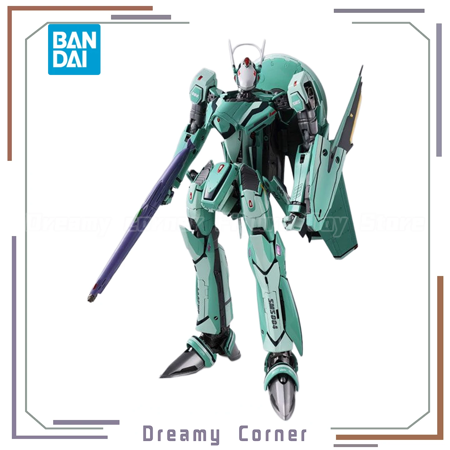【متوفر】مجموعة ألعاب Mecha الأصلية من Bandai DX Chogokin RVF-25 Macross F Messiah Valkyrie
