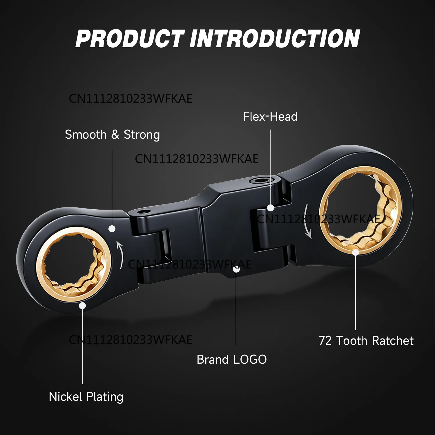 26 in 1 Socket Bit Set 40CrV Steel Mini Portable Wrench Set Mini Ratchet Wrench Kit Multi-Functional Compact