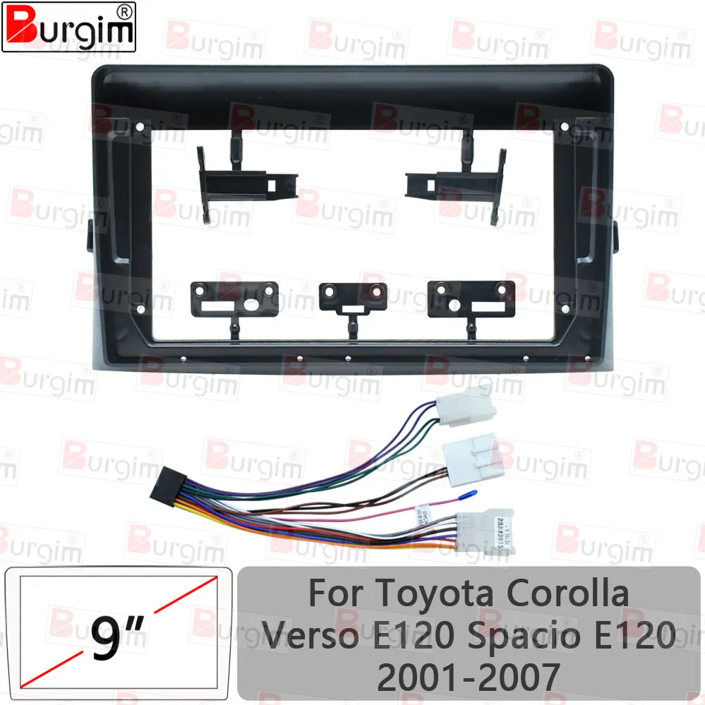 Toyota Yaris radiopaneel 2-din van 2006-2011