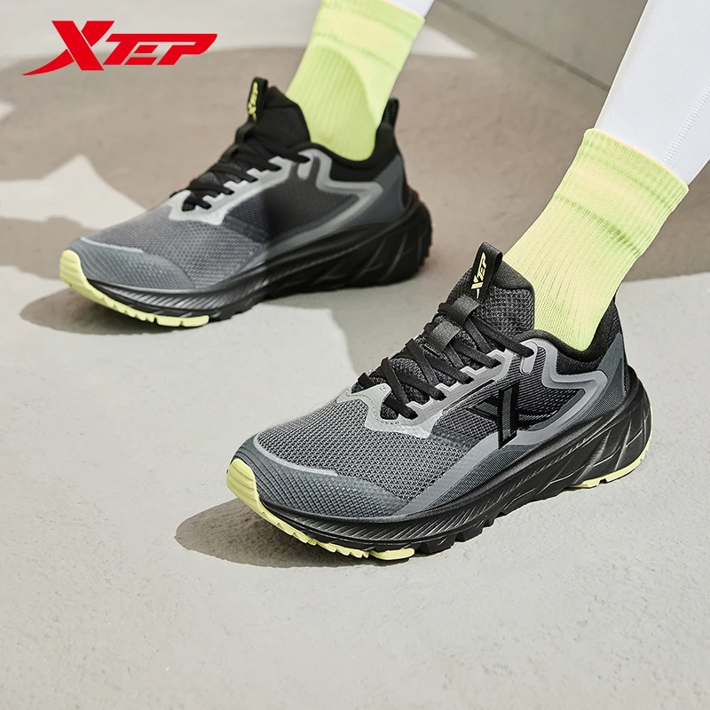 Xtep Shuran Running Shoes For Men 2024 Winter Comfortable Jogging Sports Shoes Stability Soft Lightweight Sneakers 976419110047