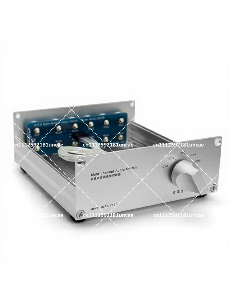 Passive Audio Signal Switcher Selector Box Sound HiFi Audio Splitter with RCA