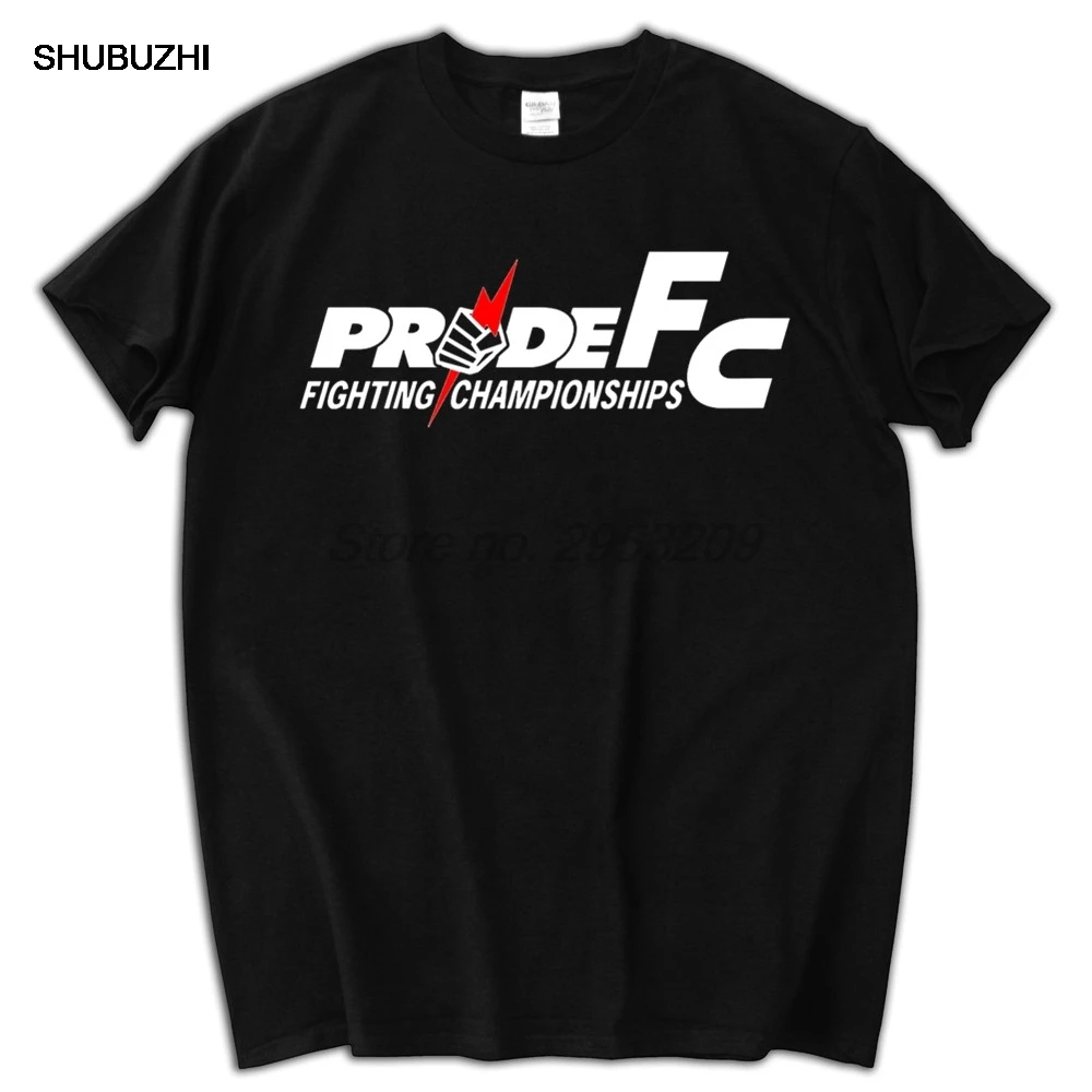PRIDE MMA mixed martial fighting men T-shirt cotton t shirt for men summer