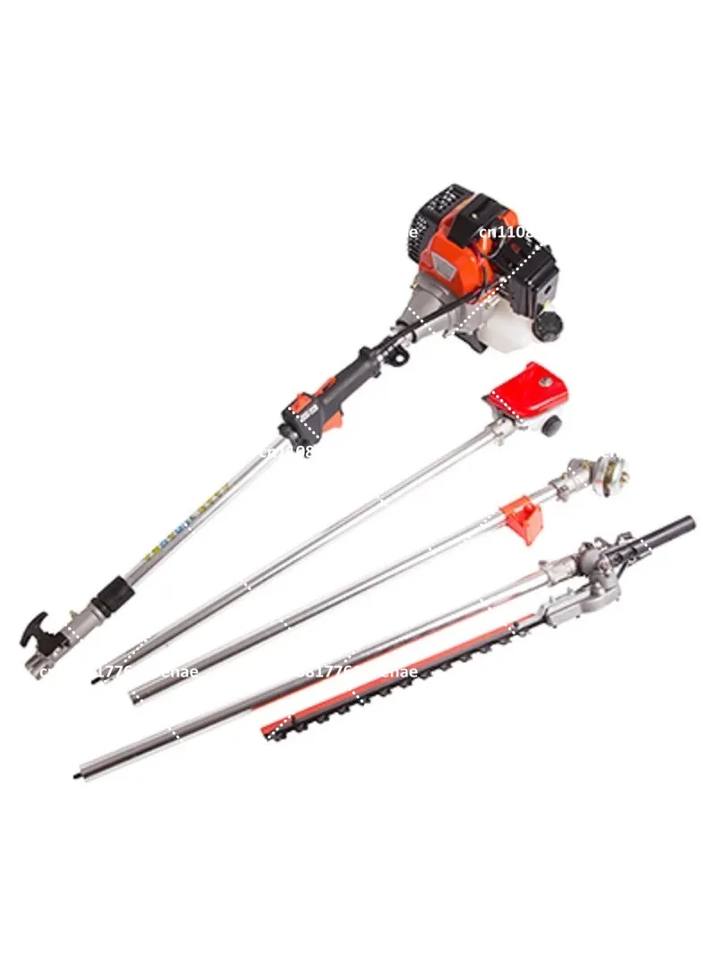 52CC 4-in-1 Multi Brush Cutter Pole Chain Saw Hedge Trimmer for Garden Shrubs Cutting
