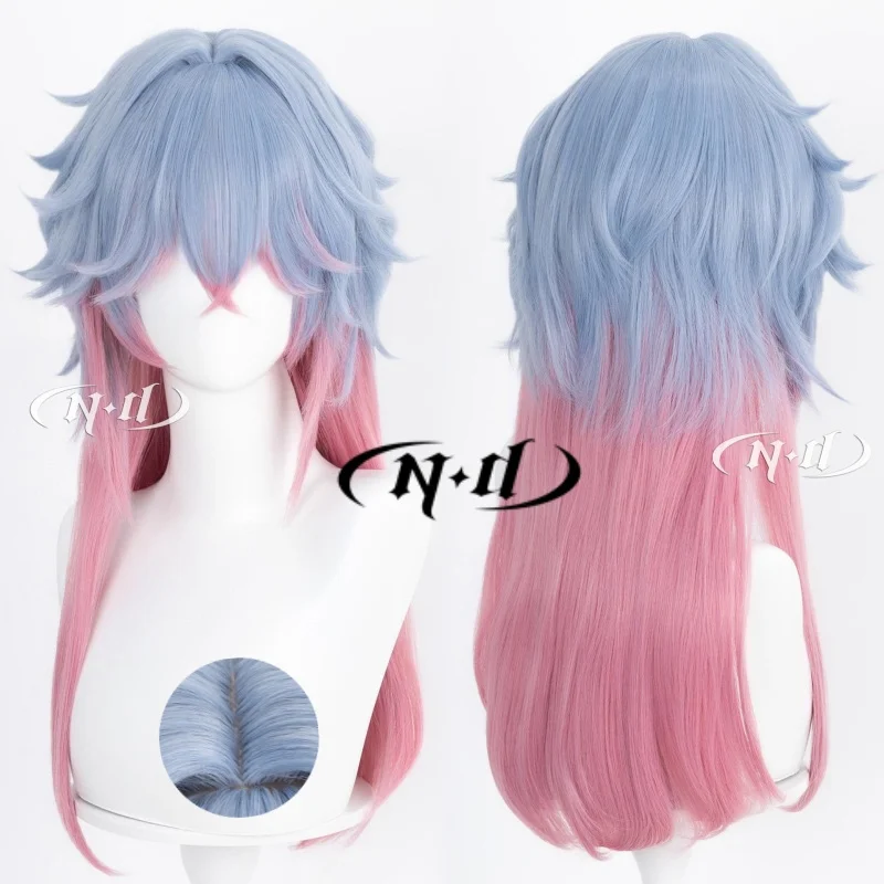 ND Brand Miku Hatsunee Rabbit Hole Gender Swap Cosplay Wigs Hair Hairpiece for Comic-con Cosplayer Halloween Costume Party