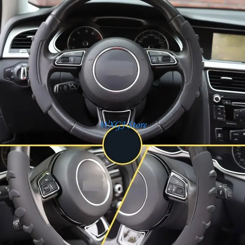 

37JE Universal Car Steering Wheel Auxiliary Cover Spinner Anti-slip Knob 2pcs