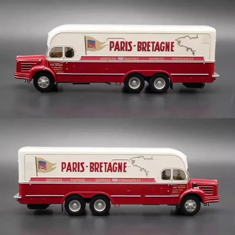 for IXO 1:43 Berliet GBM Truck Diecast Model Alloy Simulation Static Display Collectible Gift Toy