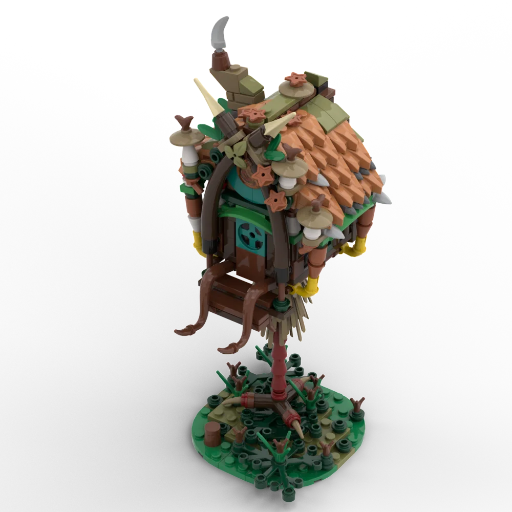 32 Spot MOC-128416 349 stücke Kleine Haus Kleine Partikel Montage Bausteine Pädagogisches Spielzeug Modell Geschenk Set Ornamente