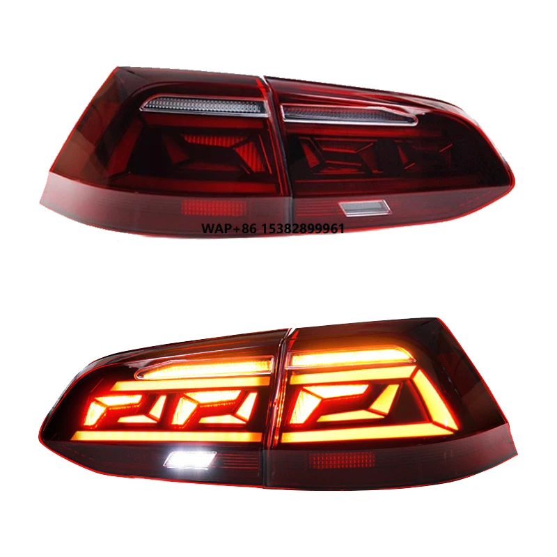 

YU GUANG Turn Signal Lights Taillight for VW Golf 7 7.5 MK7 MK7.5 2013-2020 Variant Tail Light Upgrade LED Variant Taillight
