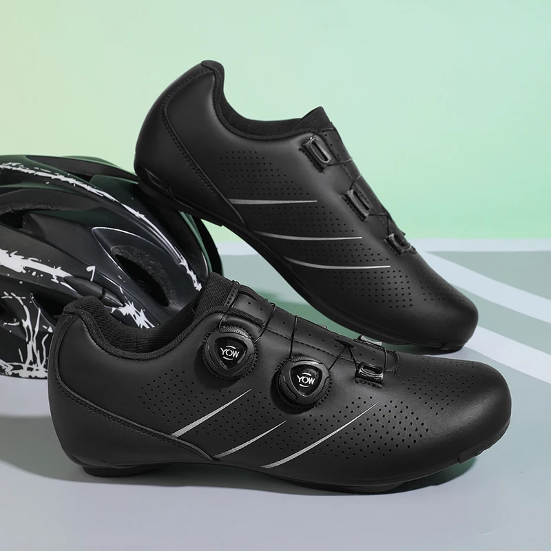 Men's Cycling Shoes Spd Road Bike Racing Contest Self-Locking Speed Bicycle Sneakers MTB Very light Cycling Footwear