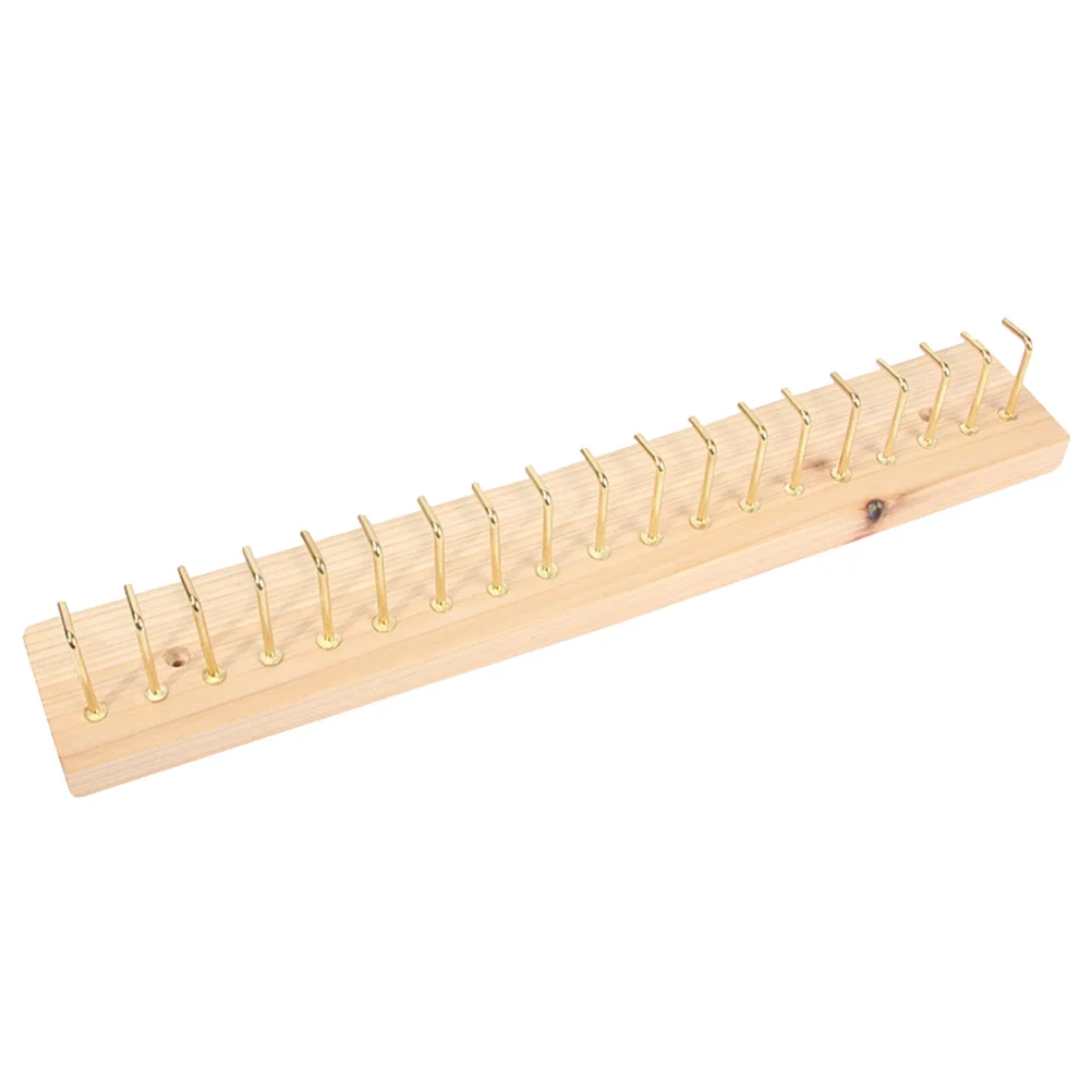

Wooden Jewelry Display Rack Smooth Hooks Earrings Watches Brooches Hair Clips Necklace Hanger St Storage Luxury Stable Base