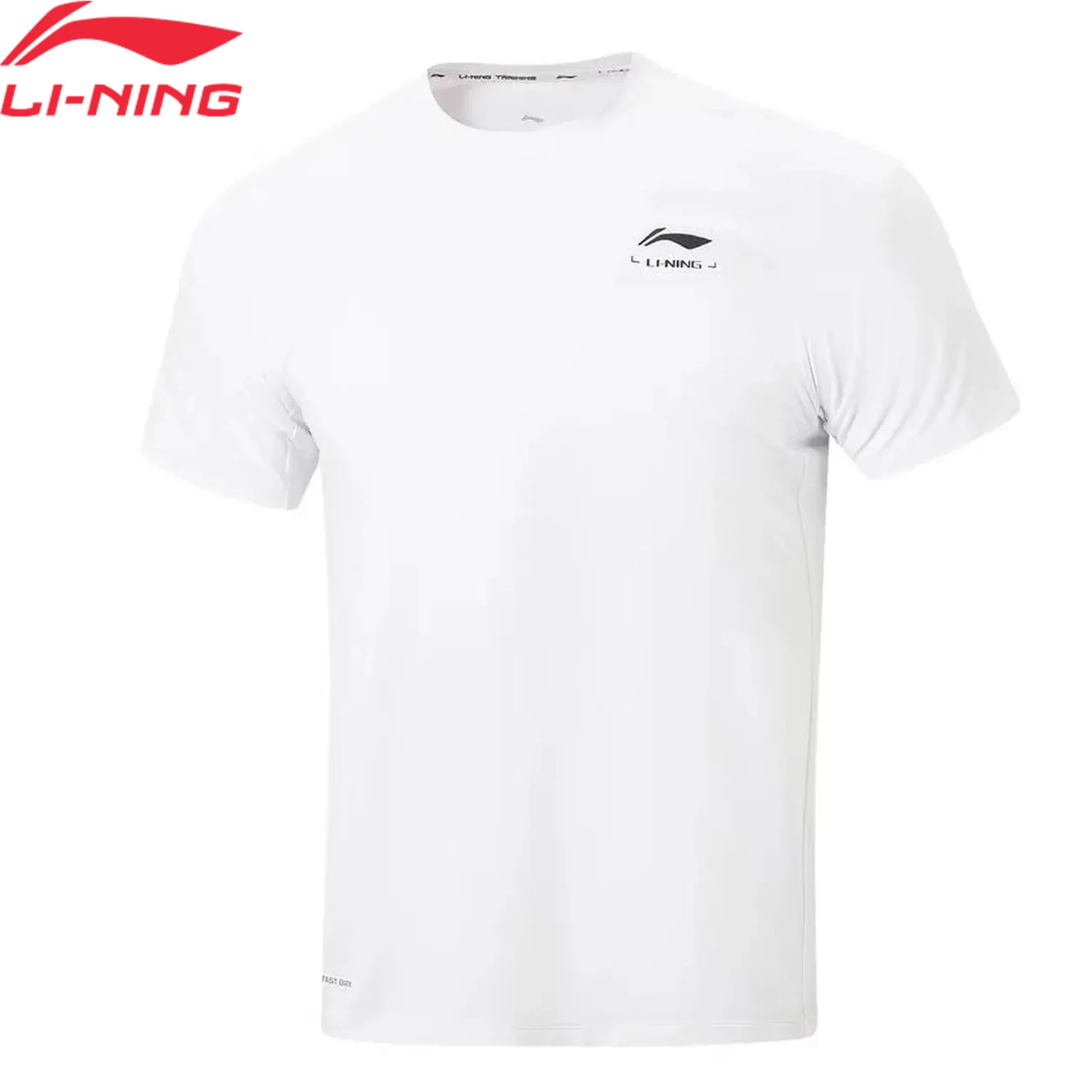

Li-Ning Men's Training T-shirts LN FAST DRY Round Neck Regular Fit Breathable Comfortable LiNing Sport Fitness Tees ATSW485