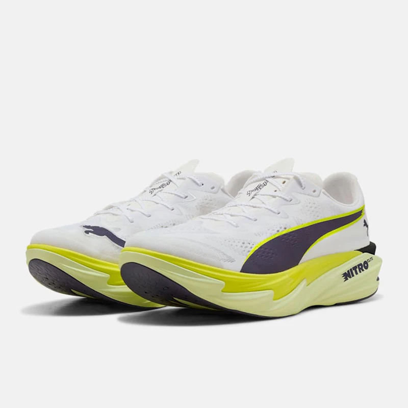 Puma genuine DEVITE 4 men's shock-absorbing lace up sports running shoes 312127-06