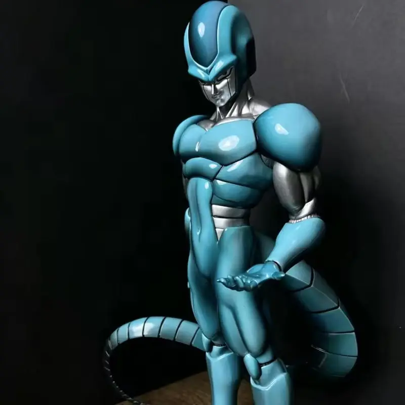 28cm Anime Dragon Ball Z Metal Cooler With Replaceable Head & Hands Movable Pvc Figure Collectible Model Toy Gift - view 4