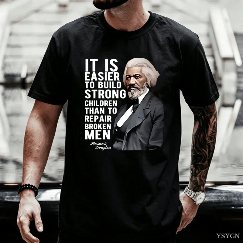 Black History Month T-Shirt Men Women Cotton Graphic Tees Casual Round Neck Printed T Shirt Short Sleeve Summer Tops