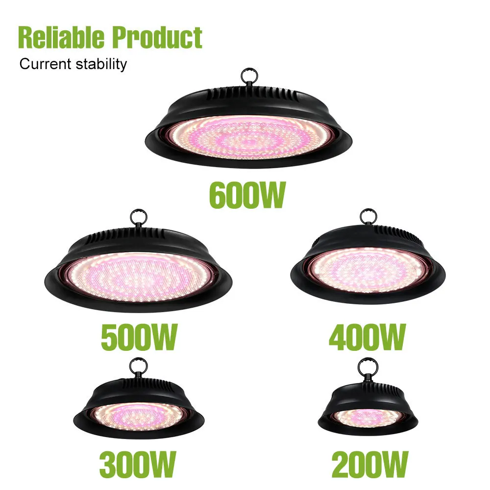 600W LED Grow Light Full Spectrum Plant Cultivation Lamp With Hook Indoor Greenhouse Tent Vegetable Hydroponics Flower Lighting