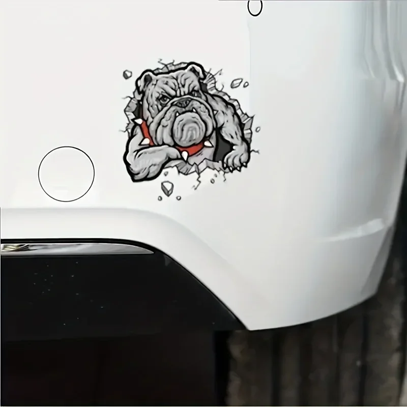 Shaggy anjing 3D stiker sepeda motor stiker jendela mobil depan dan belakang Bumper stiker dekorasi Auto penutup goresan