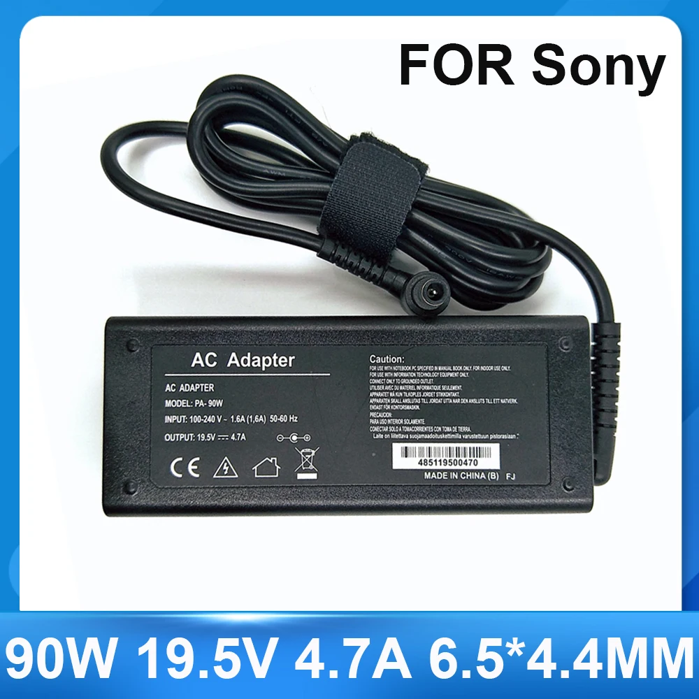 19.5V 4.7A 90W 6.5*4.4mm Charger AC Laptop Adapter For Sony Vaio PCG-61511L VGP-AC19V20 VGP-AC19V29 VGP-AC19V31 VGP-AC19V32 33