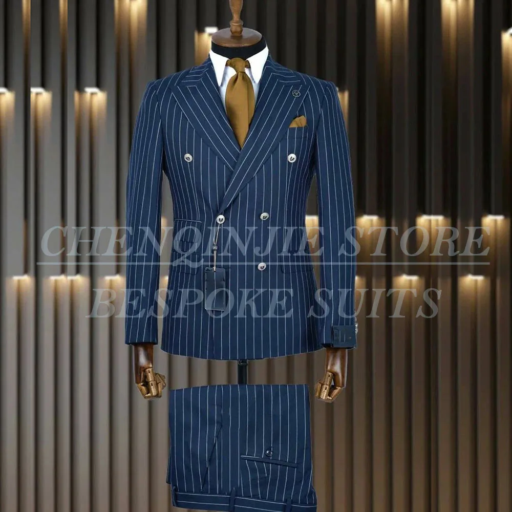 

SILIWEYA Customzied Men's Suits 2025 Formal Business Smart Casual 2 Piece Jacket Pants Sets Elegant Male Blazer Terno