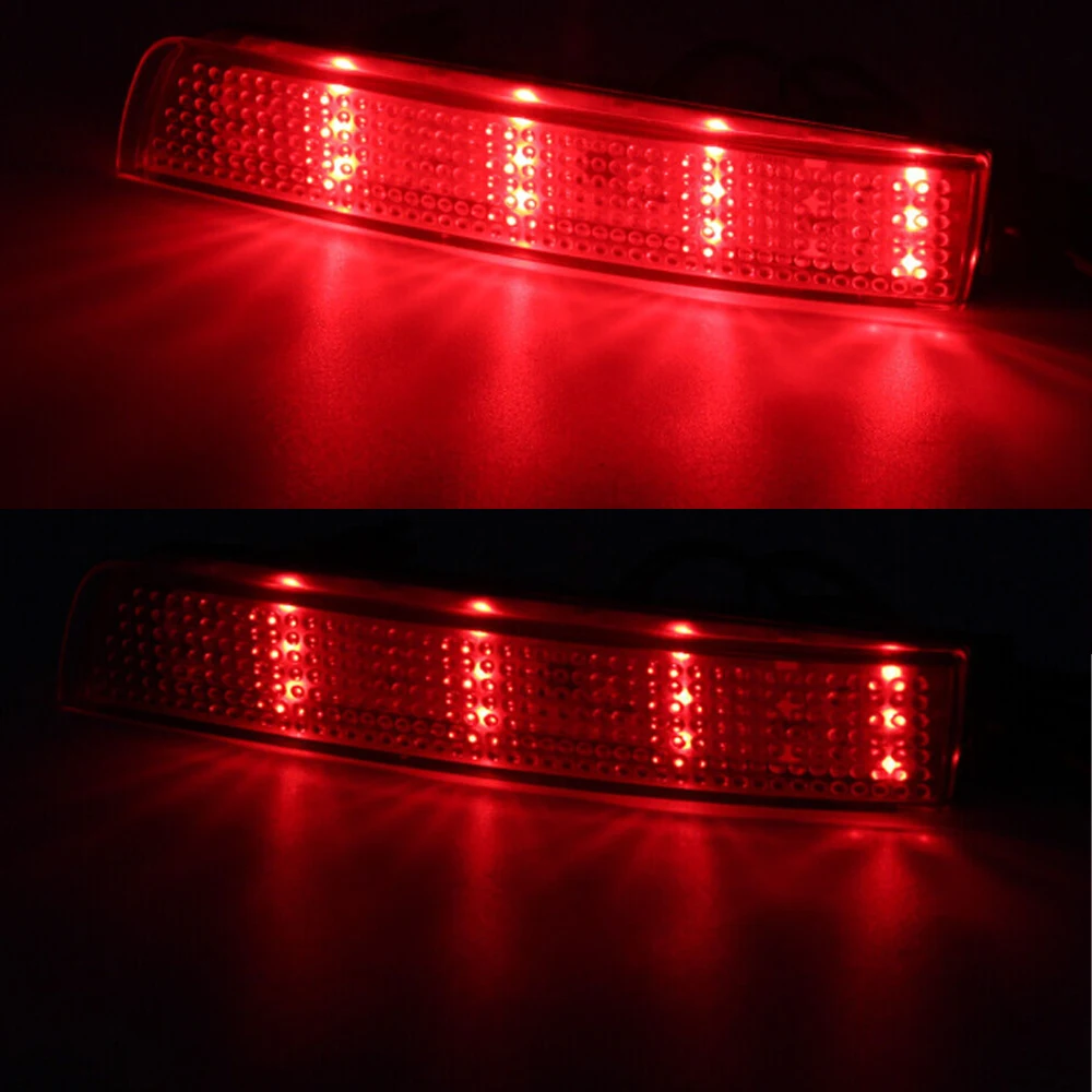 2 قطعة المصد الخلفي عاكس LED أضواء لإنفينيتي FX35 / FX37 / FX50 جوك مورانو كويست سنترا 2009-2014 265605C000 265655C000