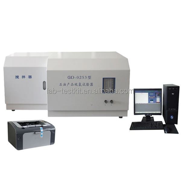GD-0253 Microcoulometry Sulfur and Chlorine Analyzer Testing Apparatus