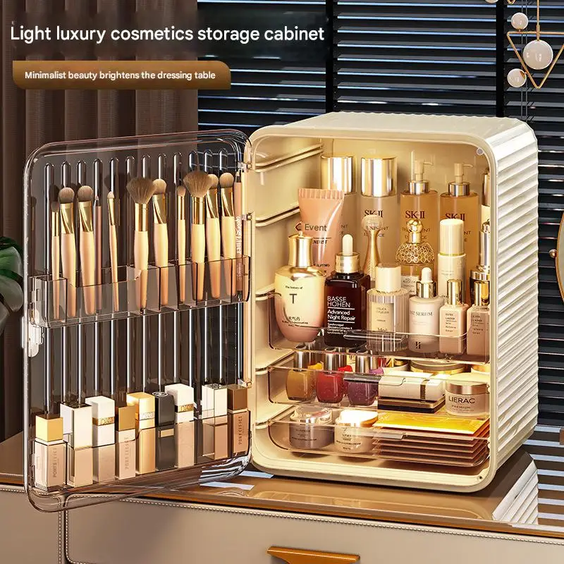 

Desktop Makeup Container Drawer Large Box - Cosmetic Storage With Large Capacity For Nails Jewelry Sundries Lipstick Organizer